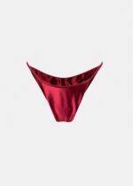 MYKONOS BIKINI BOTTOM – BURGUNDY GLOWY