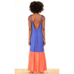 BLUE & ORANGE MAXI DRESS - Image 2