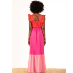 PINK & RED MAXI DRESS - Image 3