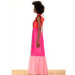 PINK & RED MAXI DRESS - Image 2