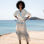 ETHNIC WRAP MAXI DRESS