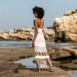 CROCHET MAXI DRESS WITH FRINGES - Image 2