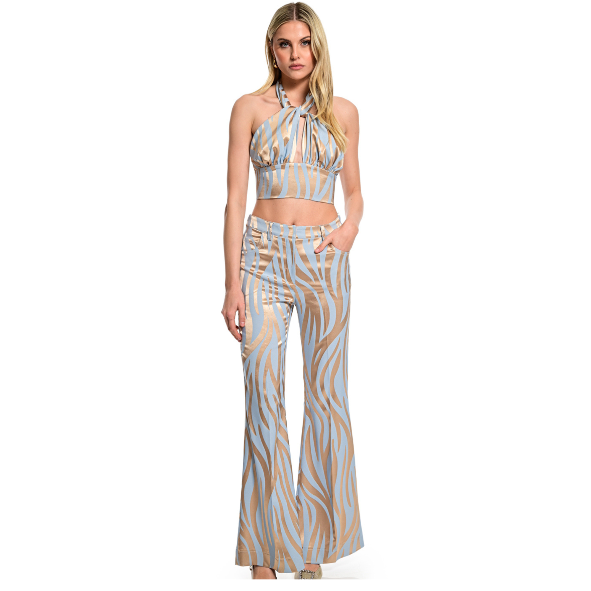 67 ZEBRA GLOW PANTS - Image 1