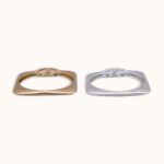 SILVER SQUARE BANGLE