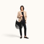 BLACK FRINGE PAISLEY BAG - Image 3