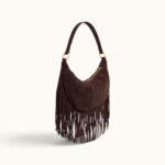 BROWN FRINGE PAISLEY BAG - Image 2