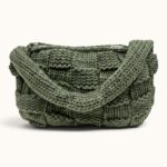KHAKI KNITTED BAG - Image 3