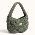 KHAKI KNITTED BAG - Image 2