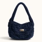 NAVY KNITTED BAG - Image 2