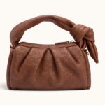 BROWN KNOTTED BAG