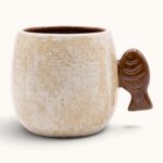 BEIGE FISH JUMBO MUG