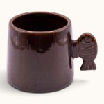 DARK BLUE FISH VINTAGE MUG - Image 2