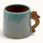 BLUE SEAHORSE VINTAGE MUG - Image 2