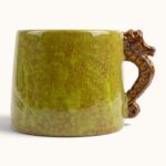 GREEN SEAHORSE VINTAGE MUG