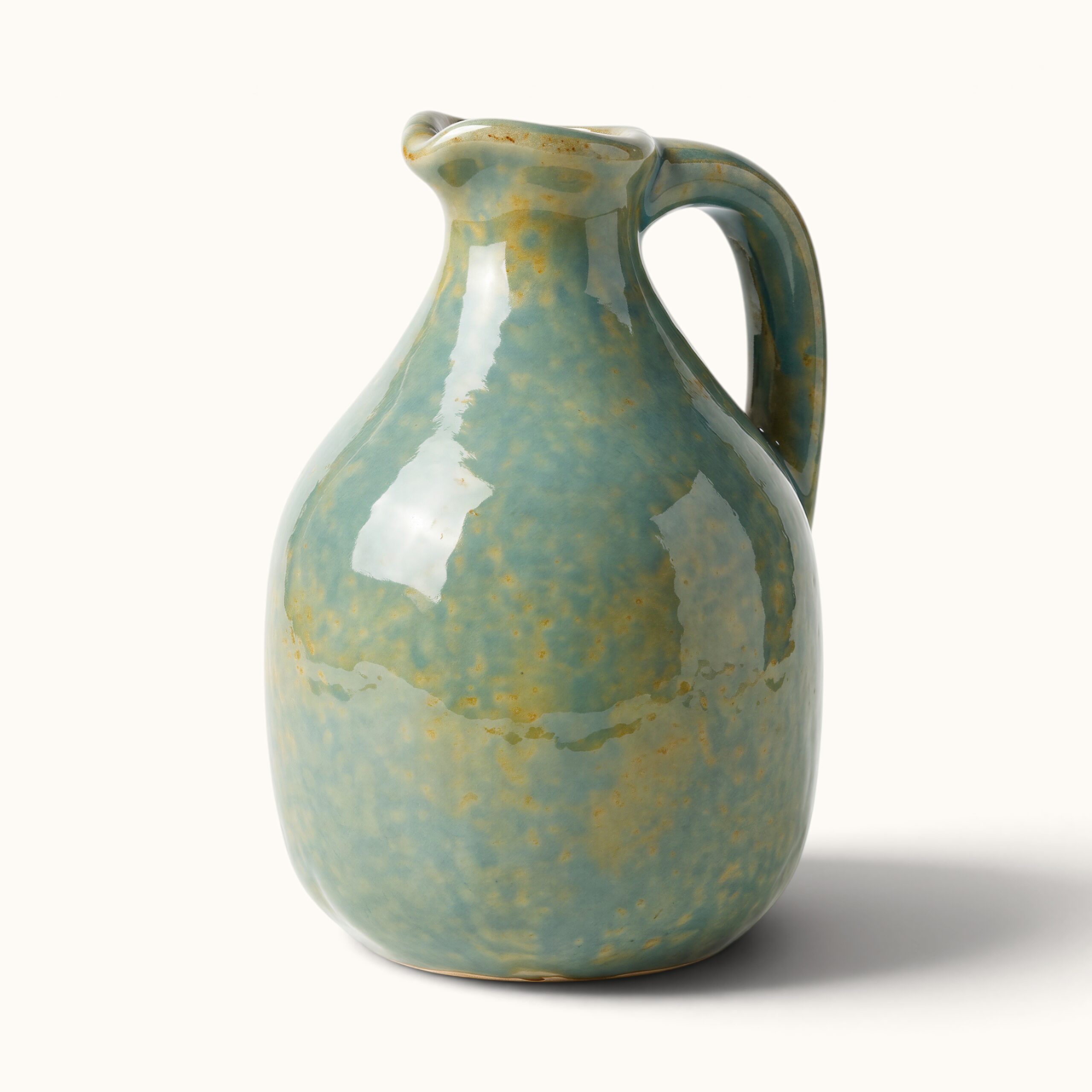 IMG_1851 TURQOISE CERAMIC JUG - Image 1