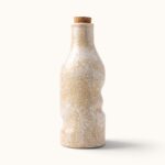 BEIGE CERAMIC BOTTLE
