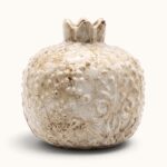 BEIGE CERAMIC POMEGRANTE BIG