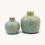 TURQOISE CERAMIC POMEGRANTE BIG - Image 3