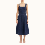DENIM MIDI DRESS