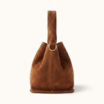 SUEDE SHOULDER BAG BROWN - Image 3
