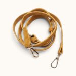 SUEDE SHOULDER BAG YELLOW MUSTARD - Image 4