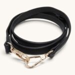 BLACK PLEATED HANDBAG - Image 4