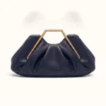 PLEATED FRAME BAG BLUE