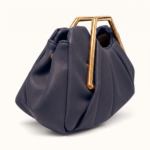 PLEATED FRAME BAG BLUE - Image 2