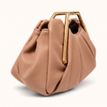PLEATED FRAME BAG BEIGE - Image 2