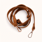 SUEDE SHOULDER BAG BROWN - Image 4