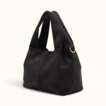 SUEDE SHOULDER BAG BLACK - Image 2