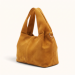SUEDE SHOULDER BAG YELLOW MUSTARD - Image 2