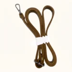 KHAKI BROWN RUCHED BAG - Image 4